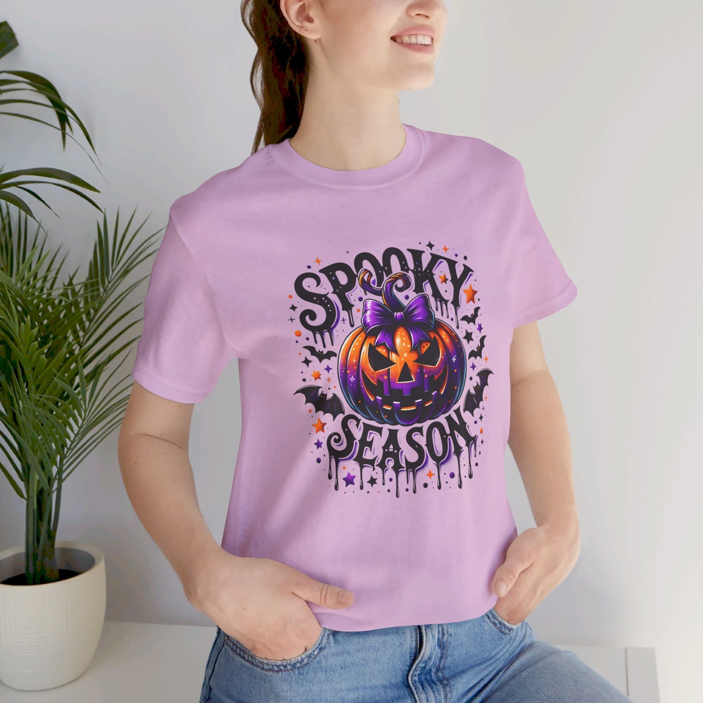 Spooky Season T-shirt, Jack-o'-lantern, Cute Gift