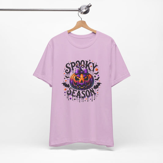 Spooky Season T-shirt, Jack-o'-lantern, Cute Gift