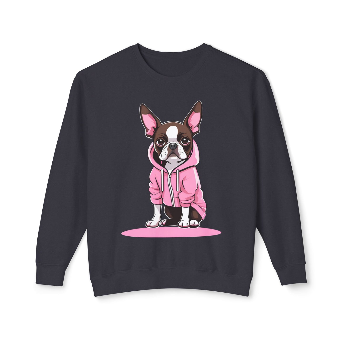 Boston Terrier Lightweight Crewneck Sweatshirt