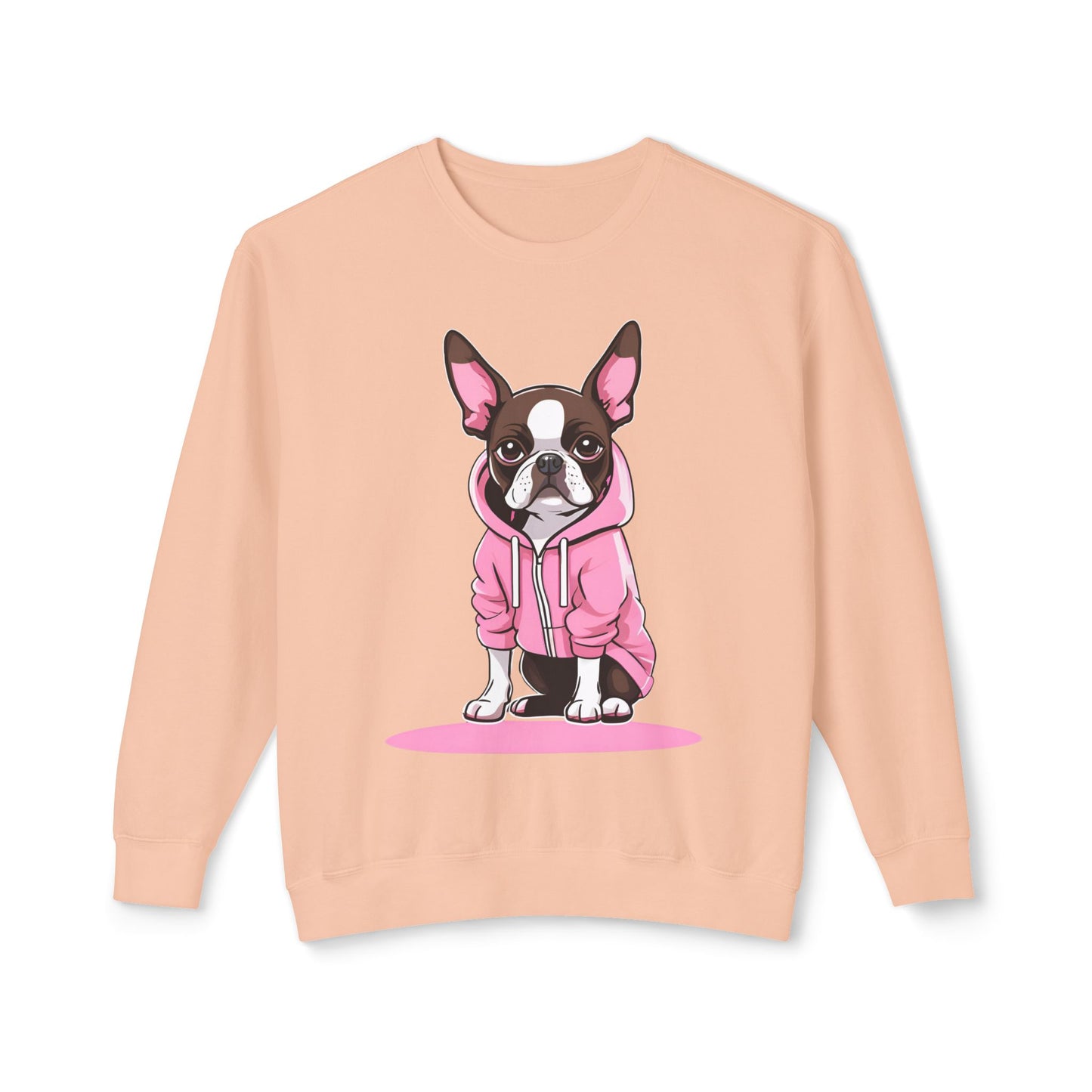 Boston Terrier Lightweight Crewneck Sweatshirt