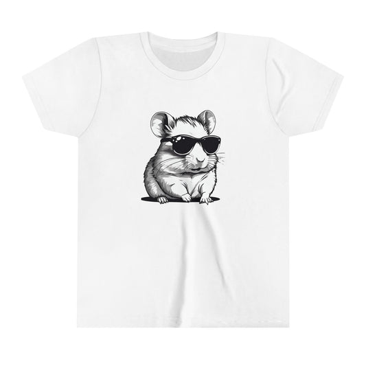 Kids Tee, Cute Hamster with sunglasses