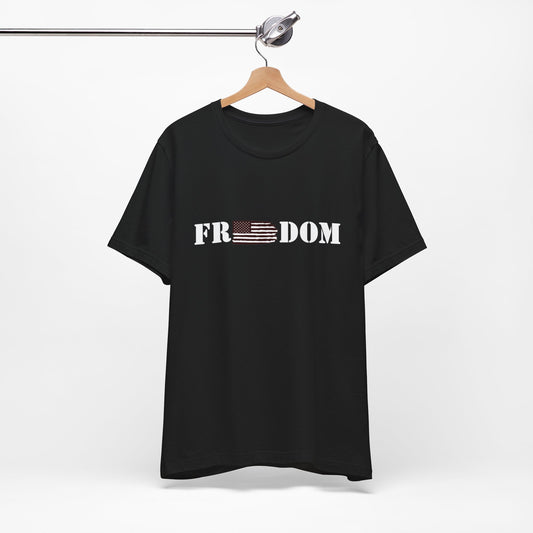 Freedom with American Flag T-shirt