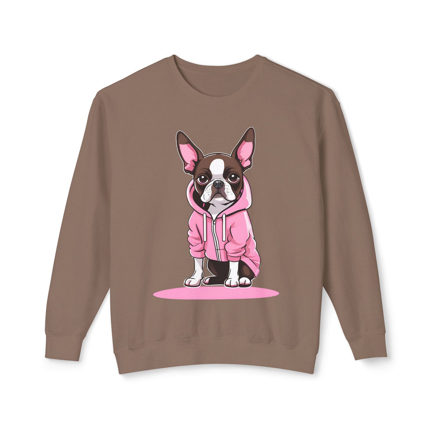 Boston Terrier Lightweight Crewneck Sweatshirt