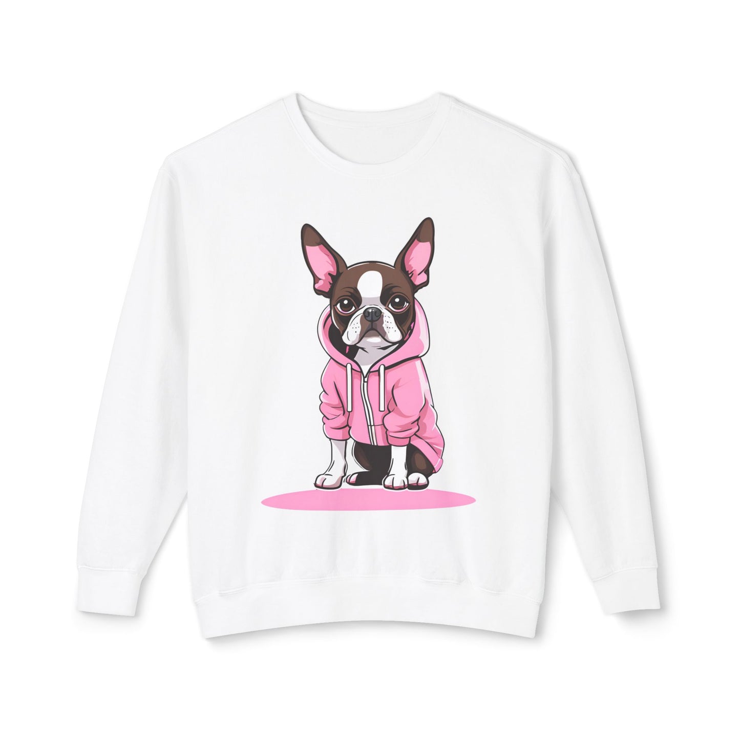 Boston Terrier Lightweight Crewneck Sweatshirt