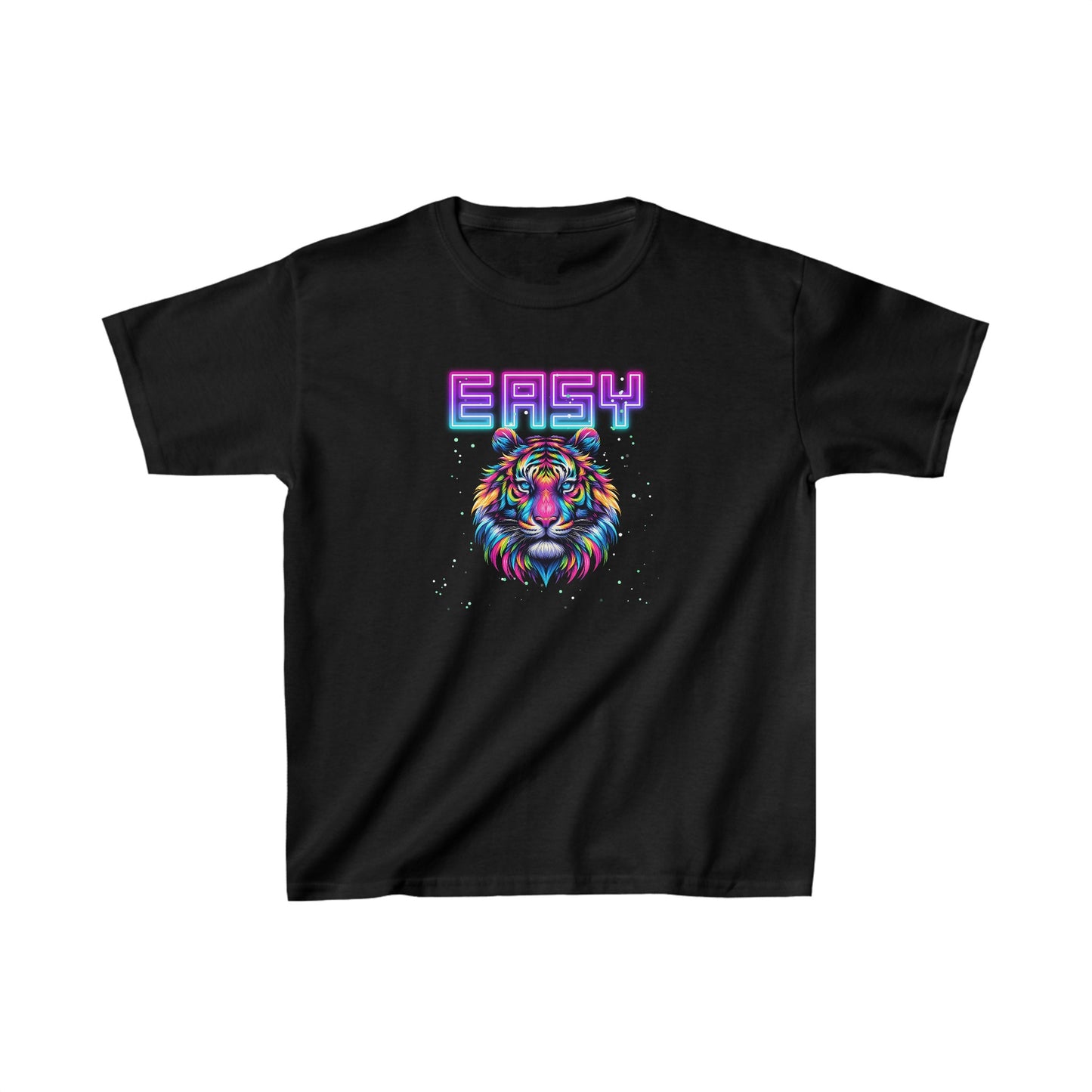 Easy Tiger Neon Retro Kids Heavy Cotton™ Tee