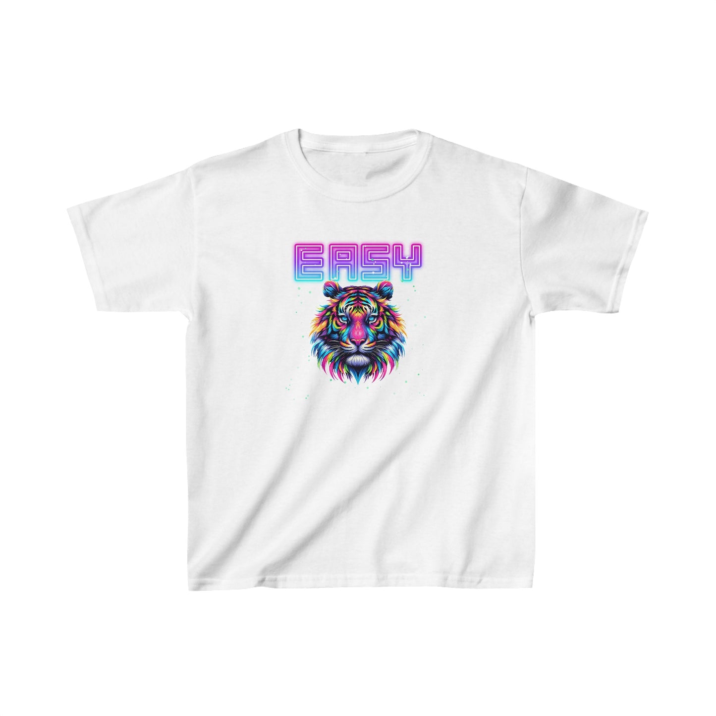 Easy Tiger Neon Retro Kids Heavy Cotton™ Tee