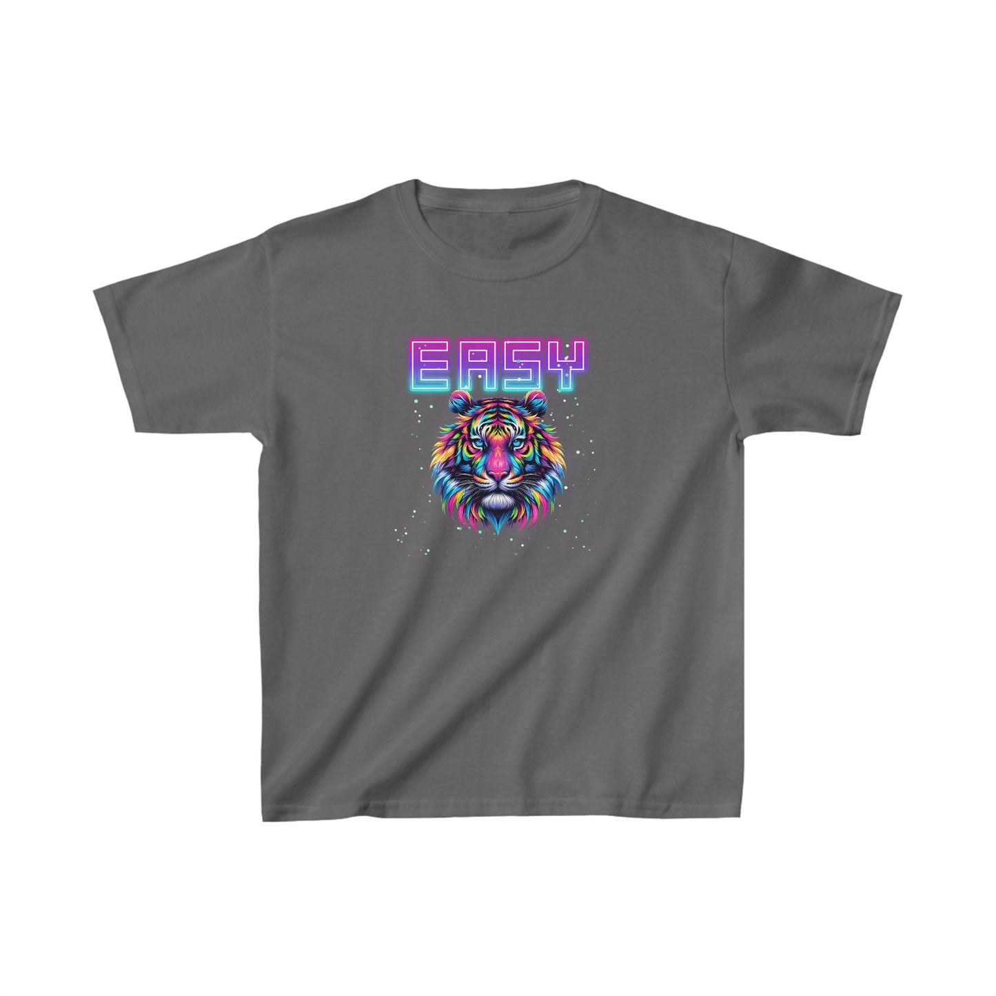 Easy Tiger Neon Retro Kids Heavy Cotton™ Tee