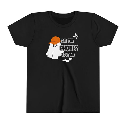 Halloween Youth Tee, S-XL, All The Ghouls Love Me