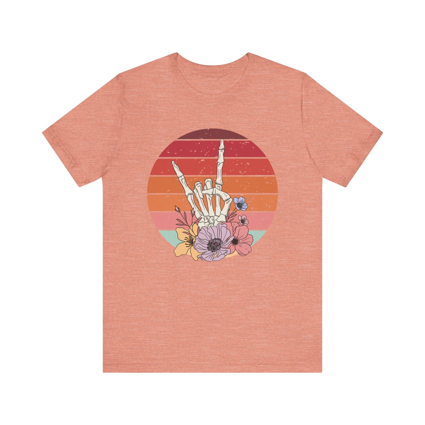 Skeleton Rock Hand T-shirt