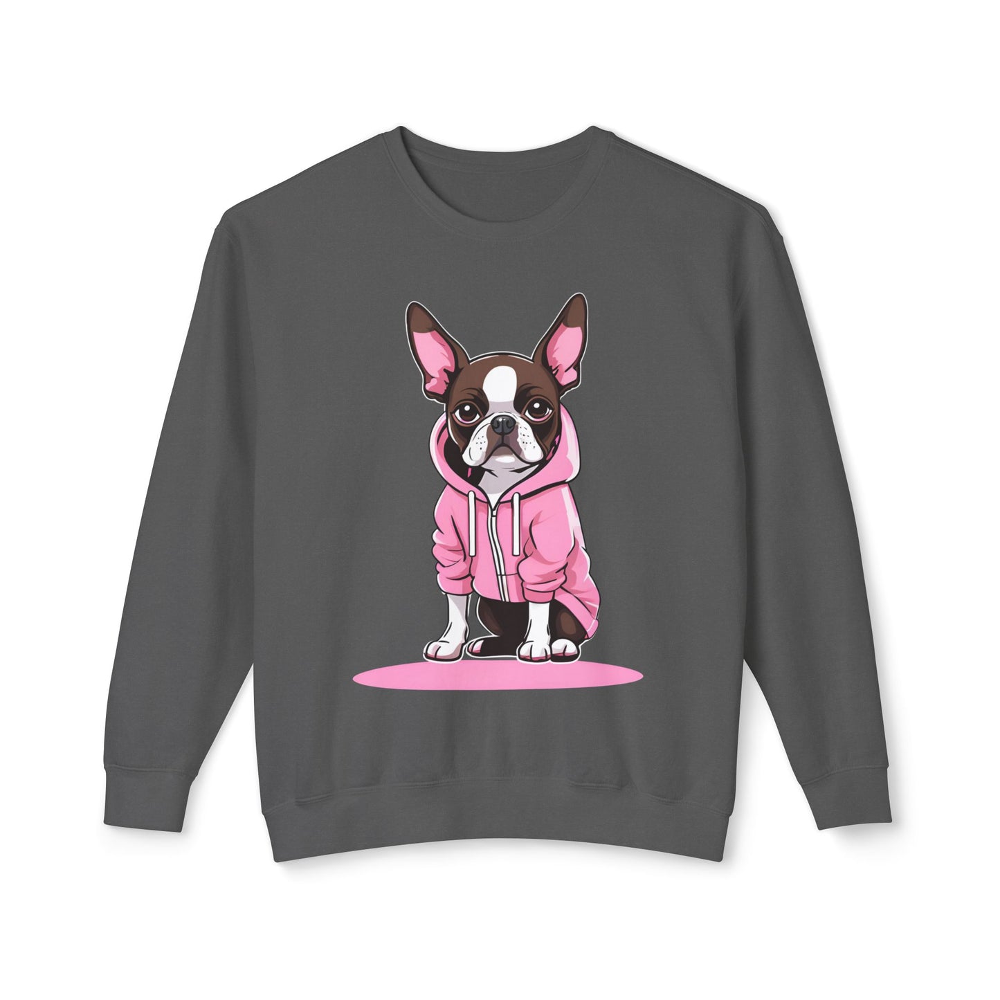 Boston Terrier Lightweight Crewneck Sweatshirt